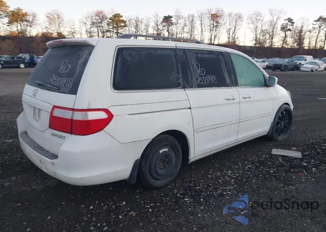 2005 Honda Odyssey Ex-L из США, поврежденный, VIN 5FNRL38735B004151